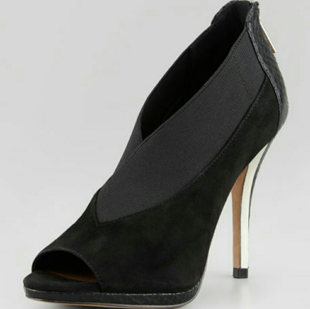 Donald J Pliner Suede Stretch Bootie